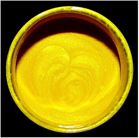 Luminarte Silks Acrylic Glaze Jar 1oz Sunburst-brilliant High Yellow with Golden Pearl