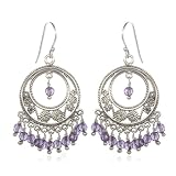 Satya Jewelry Silver Blissful Sigh Amethyst Ea