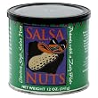 The Peanut Shop of Williamsburg Salsa Nuts, Cantina Style Peanuts, 12-Ounce Tins (Pack of 4)