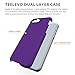 iPhone 7 Plus Case, Teelevo [Drop Protection / Shock Absorption] Scratch Resistant Dual Layer EXTREME Protection Cover Case Heavy Duty Bumper for Apple iPhone 7 Plus (2016) - Lavender