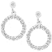 Perfect Circle Hoop Fashion Jewelry Earrings