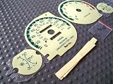 95 96 97 98 99 Mitsubishi Eclipse Turbo Manual Automatic Transmission Gauges Cluster Face Yellow
