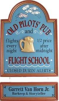 Old Pilot's Pub - Flight School Personalized Framed 18x24
