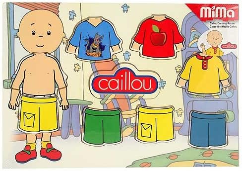 Caillou Dress-Up Wood Puzzle