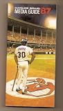 1987 Cleveland Indians Media guide MLB Baseball