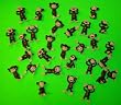 Monkey Figures 25 Tiny Plastic Monkey Figures Party Favors