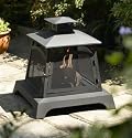 Square Outdoor Patio Fireplace