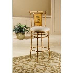 Click here to buy 30H West Palm Swivel Pub Bar Stool by Hillsdale.