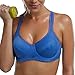 La Isla Women's High Impact Underwire Non Padded Minimizer Sports Bra