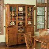 Home Styles Furniture Arts Crafts Dining Buffet and Hutch in Cottage Oak