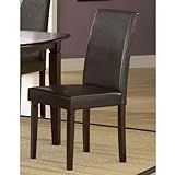 Hillsdale Verona Parson Dining Chair, Set of 2, Cappuccino