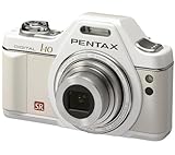 Pentax Optio I-10 Digitalkamera (12 Megapixel, 5-fach optischer Zoom, 6,8 cm Display, Bildstabilisator) weiß