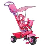 Smart Trike 1562211 Deluxe Baby to Toddler Tricycle - Pink Flowers