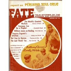 Fate Magazine, November 1969. Anthony Quinn on Cover (Volume 22, No. 11)