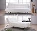 3er-Sofa Couch Schlafsofa Relaxliege CANBERRA ~ 187cm, creme