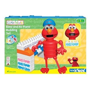 Sesame Street Elmo's World Elmo and His Piano Building Set by K'Nex