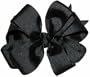 Hair Bow ~ Large GrosGrain Tied Bow (Assorted Colors)