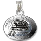 LogoArt Jimmie Johnson 2008 Sprint Cup Champion 3/4 Sterling Sliver Medallion