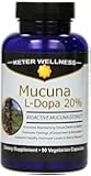 Mucuna L-Dopa 20% | Made in USA | Pure Mucuna pruriens Extract | 90 Vegetarian Capsules | High L-Dopa Levels