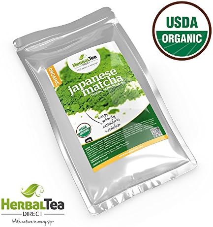 Japanese Matcha Green Tea [USDA Organic] Premium Grade Powder for Daily Lattes, Smoothies and Shakes 100g/3.5oz