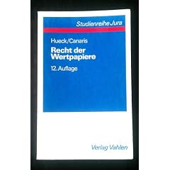 Recht der Wertpapiere