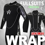 WRAPラップ【フルスーツ3ｍｍ】BLK/Wカモ Mサイズ WARP
