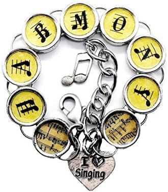 Singers Harmony I Heart Singing Bracelet