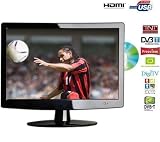 Q-MEDIA Q22A2D LCD/DVD Combo + LCD 5 Wall Bracket for LCD screens
