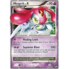 Pokemon Diamond & Pearl Legends Awakened Single Card Mesprit Lv. X #143 Ultra Rare Holofoil