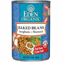 Eden Organic Baked Beans with Sorghum and Mustard, 15-Ounce Cans (Pack of 12)