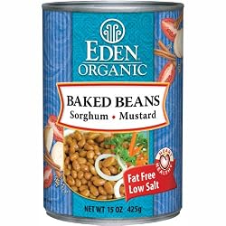 Eden Organic Baked Beans with Sorghum and Mustard, 15-Ounce Cans (Pack of 12)