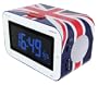 BigBen Interactive RR30 (grande Bretagne) Radio R�veils Rouge, Bleu et Blanc
