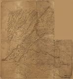 Map of a portion of Virginia / compiled from B÷ye's state map under the direction of Nicolas Bowen, 1st Lieut. Top'l Eng'rs-- in charge ; with additions & corrections by D.H. Strother, Lt. Col. 3'd Va. Calvary, A.A.D.C., Nov. 1862 ; Capt. Jas. C. (Civil War Map Reprint: 33
