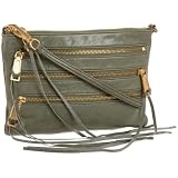 Rebecca Minkoff Three-Zip Rocker Cross-Body