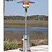 Fire Sense Commercial Patio Heater, Unpainted Stainless Steel