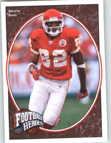2008 Upper Deck Heroes #40 Dwayne Bowe - Kansas City Chiefs (Football Cards)