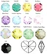 Swarovski Strass Violet Heart With Lazer Logo Etched 40mm # 8781-40 Set of 10pc