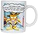Coffee Mugs-2pc Garfield Ceramic Mug-11 oz-premium Ceramic Mugs, 2 Phrases-''Karma Is Like Rubber Band'' and ''I Was Going to Quit All My Bad Habits''