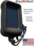 Garmin Oregon 550t, 450t, 450, 550, 400, CASE for the Garmin Oregon in Tactical Black. Composite Molded Protection includes unbreakable Metal Belt Clip & Lanyard. MADE IN THE USA by GizzMoVest