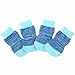 Weixinbuy Pet Puppy Dog Anti-slip Cotton Knit Socks 4pcs/set Blue X-Small