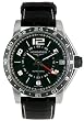 Longines Admiral GMT Automatic Steel Mens Swiss Strap Watch Black Dial Date L3.668.4.56.0 from Longines