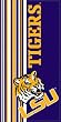 LSU Fighting Tigers Beach Towel 30X60