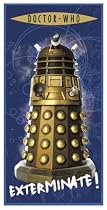 Zap Dr Who Dalek Printed Towel