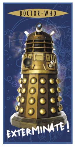 Childrens Toyshop  Toys : ZAP DR WHO DALEK PRINTED TOWEL