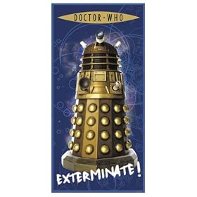 Zap Dr Who Dalek Printed Towel