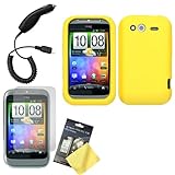Cbus Wireless Yellow Silicone Case / Skin / Cover, LCD Screen Protector / G ....