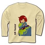 まいまいのどんくさいが28時間放送　ぱぴこＴシャツ 長袖Tシャツ(ナチュラル) M