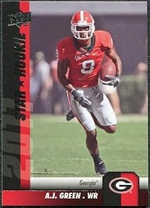 2011 #210 A.J. Green RC SP - Upper Deck Certified - NFL Autographed Football Cards