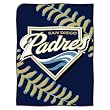 San Diego Padres MLB Royal Plush Raschel Blanket (Big Stitching Series) (60x80")"