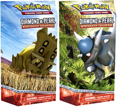 Childrens Toyshop  Toys : POKEMON Diamond & Pearl Mysterious Treasures Armor Fortress & Skull Charge Decks